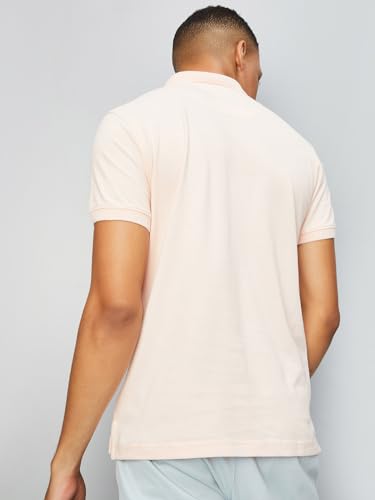 Image of Max Men Solid Slim Fit Polo T-Shirt
