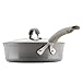 Rachael Ray Cook + Create Nonstick Sauté Pan with Lid, 3 Quart, Gray
