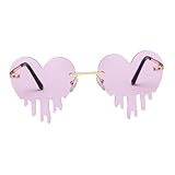 Lunettes de soleil en forme de cœur - lunettes de soleil parfaites pour la plage, les voyages et autres activités de plein air, lunettes de soleil tendance