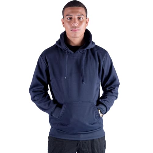 LeeHanTon Men's Midweight Fleece Pullover Hoodie - Casual Comfort Fit Soft Warm Hooded Sweatshirt for Fall Winter3