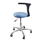 [BASE MÉTALLIQUE À CINQ ÉTOILES] - La base de pieds en aluminium moulé robuste à cinq étoiles avec des roues durables assure un glissement en douceur sans bruit et permet un pivotement complet lisse, facile et sûr tout en aidant les patients ou les clients.