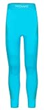 Prosske Kinder Funktionsunterwäsche Hose Skiunterwäsche Thermounterwäsche viele Farben - Türkis, 126-136 cm