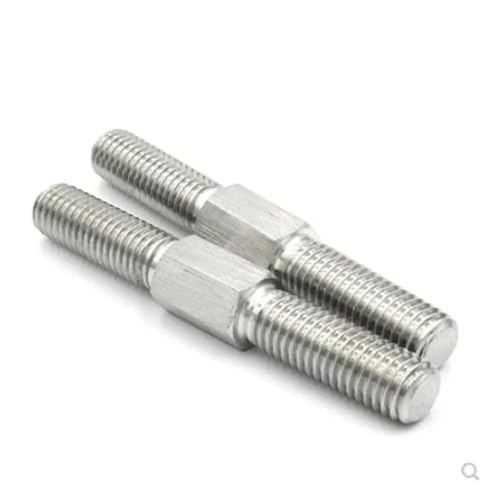 Goujon à double extrémité M12 avec tige filetée gauche droite à tête hexagonale