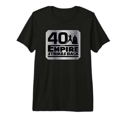 Star Wars L'Empire contre-attaque t-shirt 40th anniversary en coton premium haut de gamme