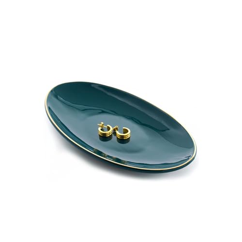 HANKOR Ceramic Key Bowl for Entryway Table, 7 x 4