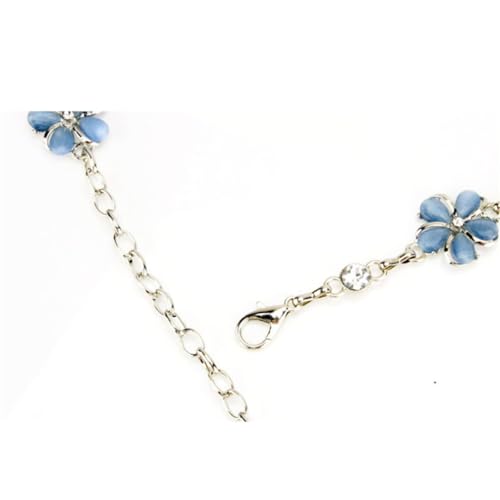 Flower Waist Chain Belt Decoration Dress Sweet Metal Chain Korean Dress Belt4