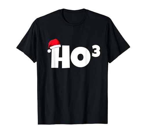 Ho Cubed Divertente Ho Ho Ho Insegnante di Matematica Natale Maglietta