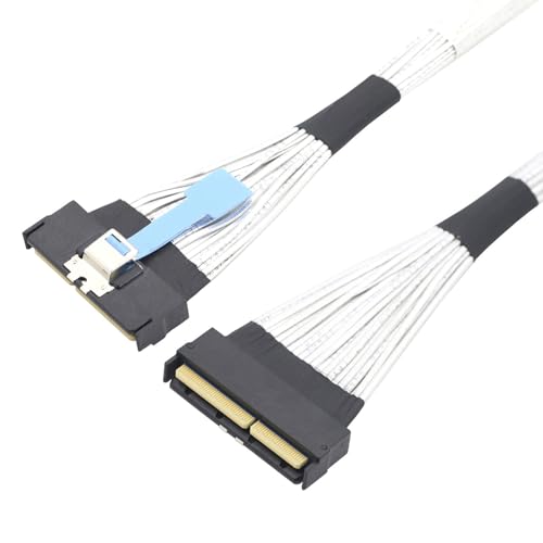 Cable PCIe 5.0 de 124 pines macho a macho para servidores y transmisión de datos de host