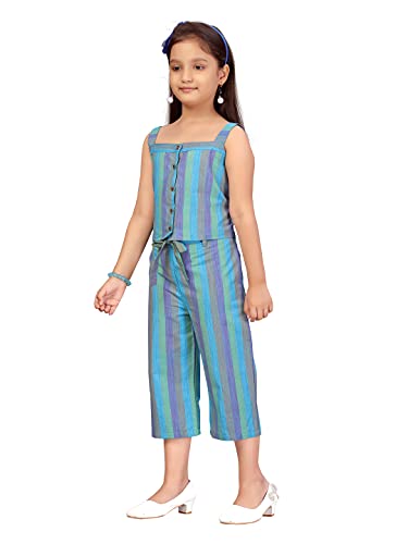 Image of Aarika Girls Blue Color Top and Pant