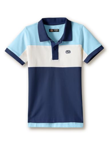 Image of Amazon Brand - Symbol Boy's Color Block Regular Fit Polo Shirt