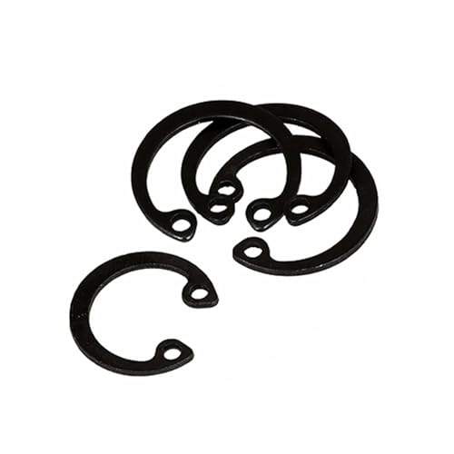 Lkq-������ M3 -M40 304 Stainless Steel Black Steel Bearing Hole C Type Inside Internal Circlip Retaining Clip Snap Ring, �������肵�Ă��đϋv