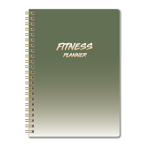 Fitness Journal Workout Planner for Women & Men - A5(5.9" x 8.6") Sturdy Workout Log Book for Gym & Personal Home Workouts Fitness Journal Workout Planner for Women & Men - A5(5.9" x 8.6") Sturdy Workout Log Book for Gym & Personal Home Workouts