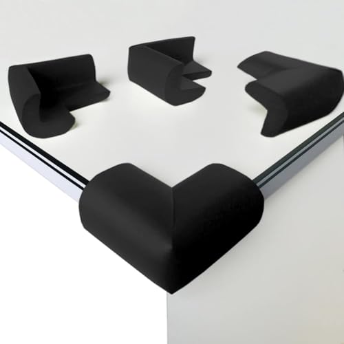 Santme 8 Pezzi Protezione Angoli e Bordi, Morbido Schiuma Paraspigoli Antiurto Protezioni di Sicurezza di Bambini per Tavolo e Mobili Angoli