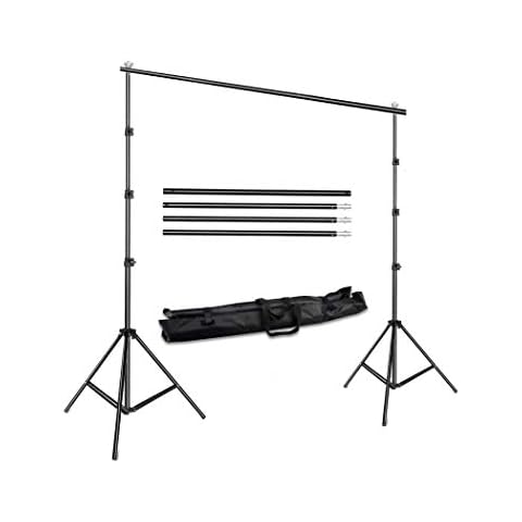 Background Stand Backdrop Support System Kit 8ft by 10ft Wide by Fancierstudio TB30 Cover