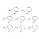 PATIKIL Decken-Hängedraht-Kabel-Set, 1m/3,3ft 8er-Set Verstellbares Lichtaufhängekabel-Set Panel-Hänge-Seil-Klammer Runder Nagel für Pendelleuchte Aquariumsleuchten, Stil 1