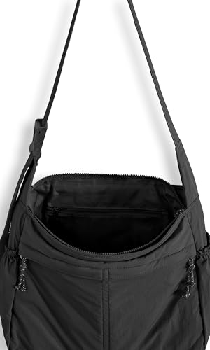 Image of ODODOS 20L Crossbody Tote Bag Large Capacity Lightweight Hobo Shoulder Sling Bags for Gym Shopping Beach Travel