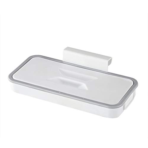 Leoboone Colgador de Cocina Estante de Almacenamiento de Basura Bolsa de Basura Soporte de Bolsa de Basura Armario de Armario Puerta Trasera Soporte de Almacenamiento Bolsa de Basura