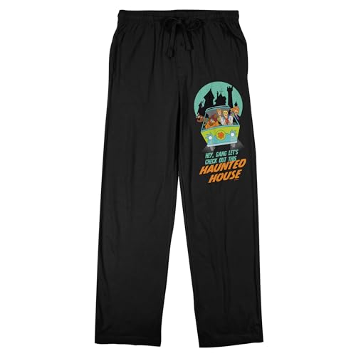 Scooby Doo Halloween Men's Black Sleep Pants