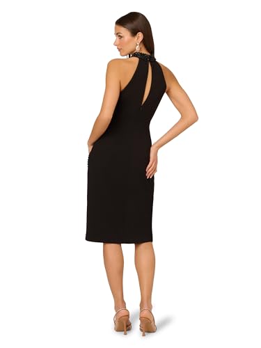 Adrianna Papell Women's Knit Crepe Midi Dress2