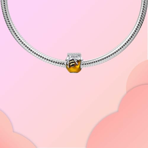 Image of LUXILLA Love You Best Friend Grandma Wife Heart Charm 925 Sterling Silver Charms Fit for Bracelets Necklace Jewelry Gift for Women
