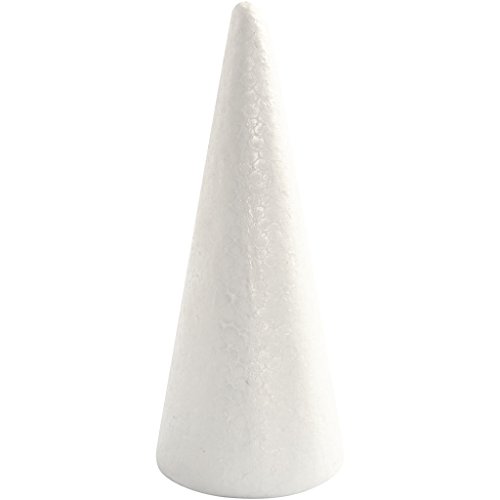 Creativ 100263 Cone, H: 19,5 cm, polystyrene, 1 pc