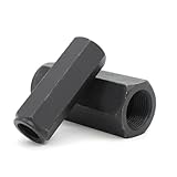 FACAIIO Rückschlagventil CIT-02-06AAA, für vorgesteuertes Rückschlagventil, geradliniges Design, reduzierter Strömungswiderstand, Körper aus Gusseisen, schwarz