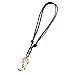 SJHFG Rétro Amour Skateboard Pendentif Collier Imitation Cuir réglable Simple Pull chaîne Hip Hop Punk Colliers Bijoux