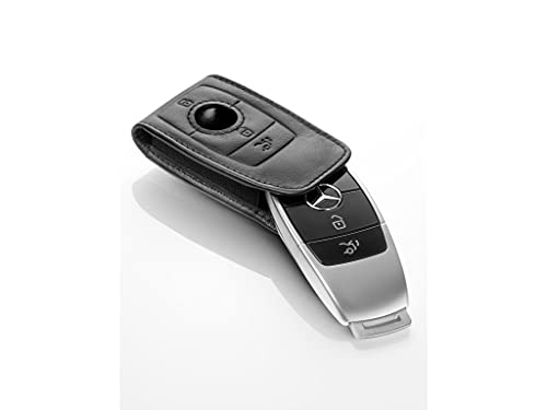 Étui de clé Mercedes-Benz Gen 6 cuir vachette noir protection télécommande - 2