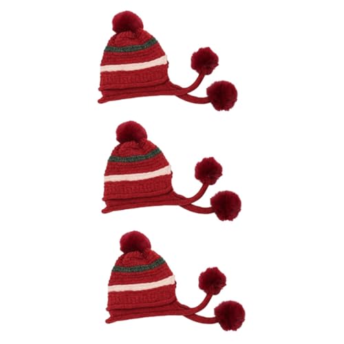 Bonnet tricoté femme rouge idéal pour le ski et les activités extérieures