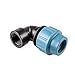 Produktbild PE Klemmfittings Fittings PE Rohr Muffe Verschraubung Klemmverbinder Trinkwasser DVGW (25 x 3/4", PE Winkel Innengewinde 90 Grad)