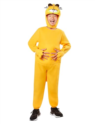 Disfraz Garfield para Niños, Unisex Mediano miniatura 1