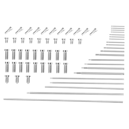 BESPORTBLE 1 Set Repair Kit Woodwind Instrument Replacement with Threaded Shaft Sticks and Screws Durable Material Compact and Portable Design for Hassle Repairs