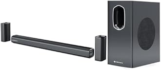 ZEBRONICS Juke BAR 7600 Soundbar, 300 Watts, 5.1 Surround, Dual Rear Satellites, Triple Driver Soundbar, 6.5"" Subwoofer, Bluetooth 5.0 | HDMI (ARC) | Optical | USB | AUX