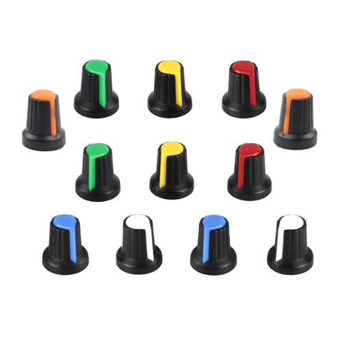 Commande de volume imprécise ? Bouton potentiomètre 6 mm WH148 rotatif multicolore