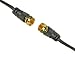 Produktbild C63 [cb7544] 3 Meter SAT F-Stecker für Sky Virgin Breitband Kabel schwarz führen. Gold Sky TV Stecker auf Stecker.