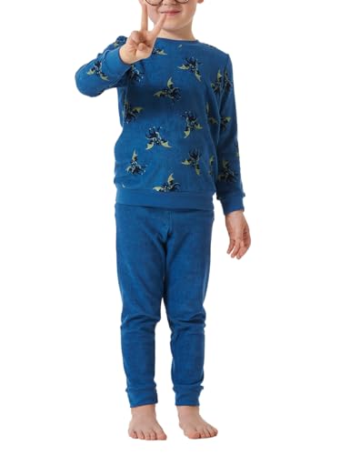 Schiesser Jungen Schlafanzug Set Pyjama warme Qualitäten Frottee...