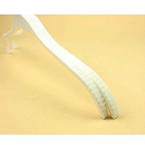 Miniatura 7 de 20 Perchas De Vestir De 38 Cm X 22 Cm, De Plástico Negro Fuerte Para Adultos, Perchas De Ropa Antideslizante De Goma Con Muescas Para Ropa, Abrigo, Prendas De Vestir