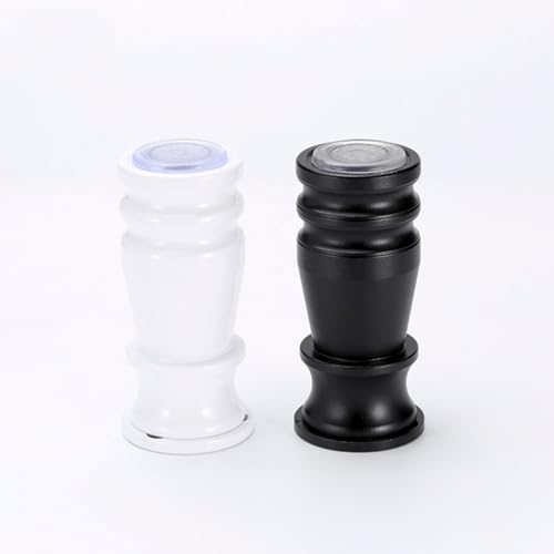 Runde eloxierte Aluminium-Oberfläche, 8–15 cm Höhe, 4 Stück, für Sofas, Tische und Heimdekoration, Upgrade (Silber, 12 cm)