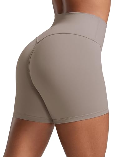 Image of CRZ YOGA Secretsculpt Biker Shorts 4 inch | Booty Scrunch Butt, Butterlift, Buttery Soft, Moderate Compression, Workout, Pilates, No Front Seam, High Waist, for Women