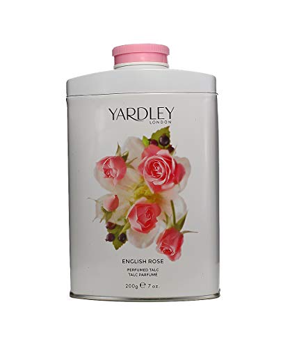 Yardley English Rose by Yardley of London for Women Perfumed Talc, 7 Ounce