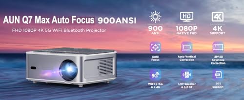 Image of TOPTRO P1 Electric Focus Projector for Home 4K Support YouTube PrimeVideo Hotstar Netfilx Builtin Android Native Full HD Projector Portable 5G Wi-Fi Bluetooth 6D Keystone Home Cinema Projector