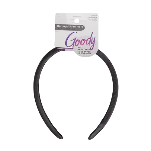 Diadema acolchada suave de color negro accesorio de pelo cómodo mujer