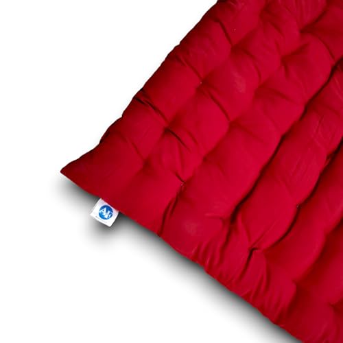 Image of ATOOTFUSION Soft Cotton Quilt | Foldable Mattress for Floor Light Weight Filled Single Firm Cotton Quilt Mattress Gadda (1 Sleeping Capacity, 3 x 6 ft or 72 x 36 Inches) (Maroon)