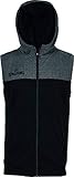 spalding nba street basketball uk Street Hooded Jacket Sleeveless Anthra Melange/Black XXXL