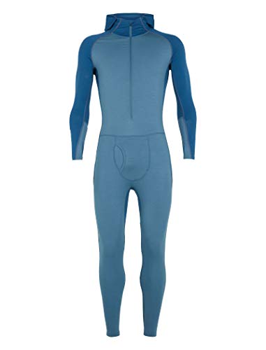 Icebreaker Merino Men's Zone Midweight Base Layer One Piece Sheep Suit, Merino Wool