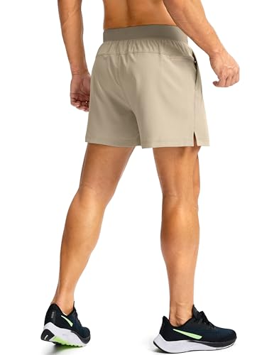 Image of Soothfeel Men's Running Shorts with Zipper Pockets 9 inch / 7 inch / 5 inch Quick Dry Eight Basketball Gym Workout Athletic Shorts