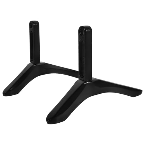 Abaodam Soporte para TV de Plástico Negro Seguro y Estable para Televisores de 32-65 Pulgadas Base de Mesa Adecuado para Tiendas de Té Leche y Dormitorios