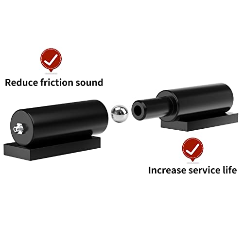 Gate Hinges Barrel Style Heavy Duty Steel 1 Pair, 5 Inches Trailer Metal Gate Hinge Fit Door Swing Trailer Ramp- 450 Lbs Load Capacity-Weld On Install #TOP1