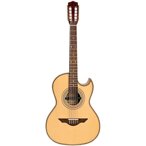 H. Jimenez, 10-String Bajo Quinto, Right, Beige (LBQ1E) Cover