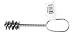 CMP Plumbing Products FBECO34 Copper and Brass Cleaning Fitting Brush with Wire Handle, 3/4"